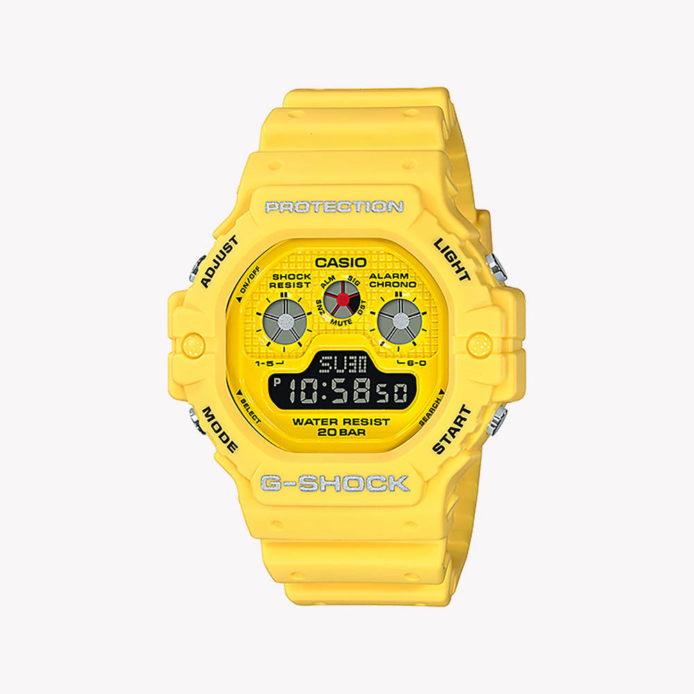 Casio G-Shock Dw-5900rs-9dr Bold Adventure - Men's Sporty Yellow Watch With Reliable Timekeeping And Water Resistance by i-watch