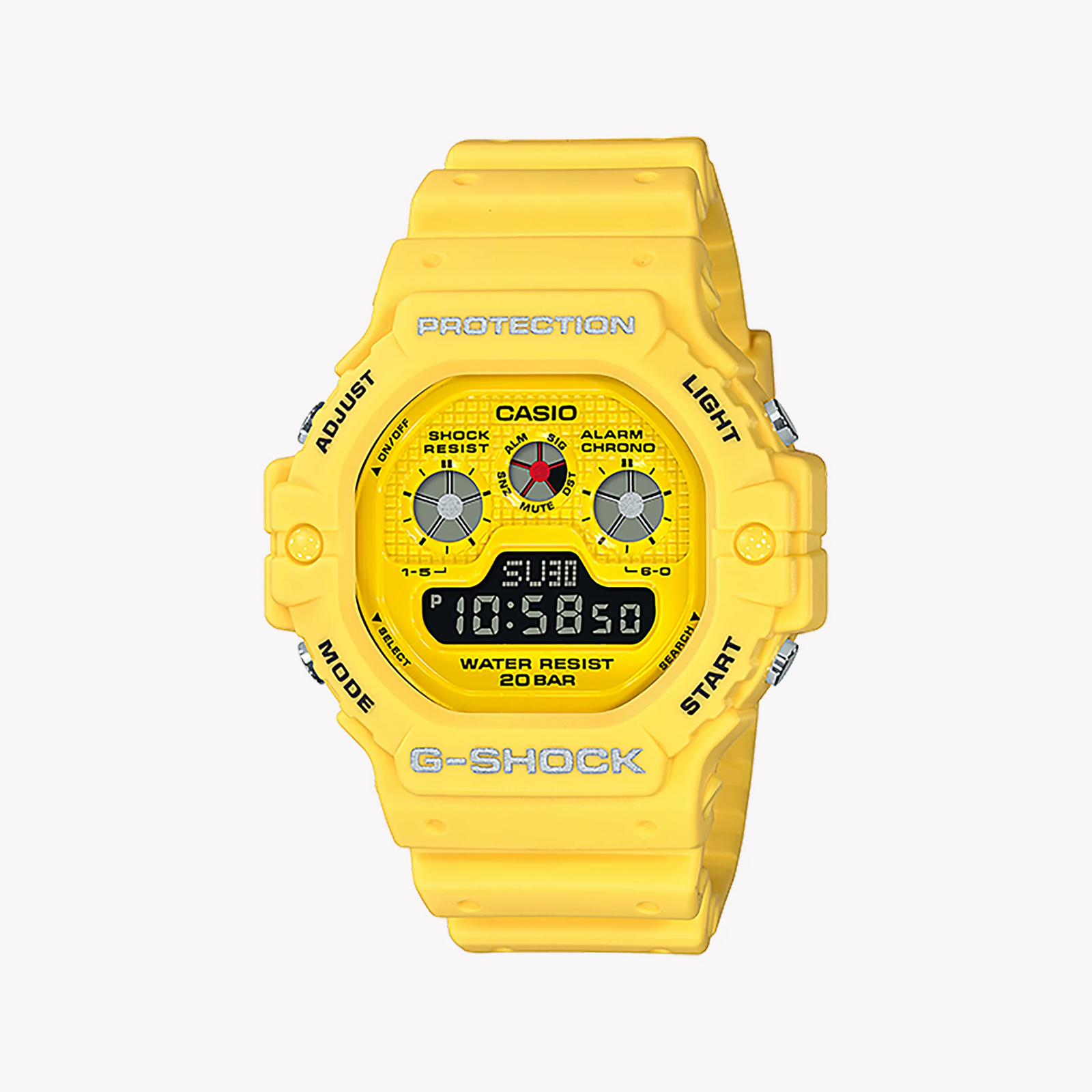 Casio G-Shock Dw-5900rs-9dr Bold Adventure - Men's Sporty Yellow Watch With Reliable Timekeeping And Water Resistance by i-watch