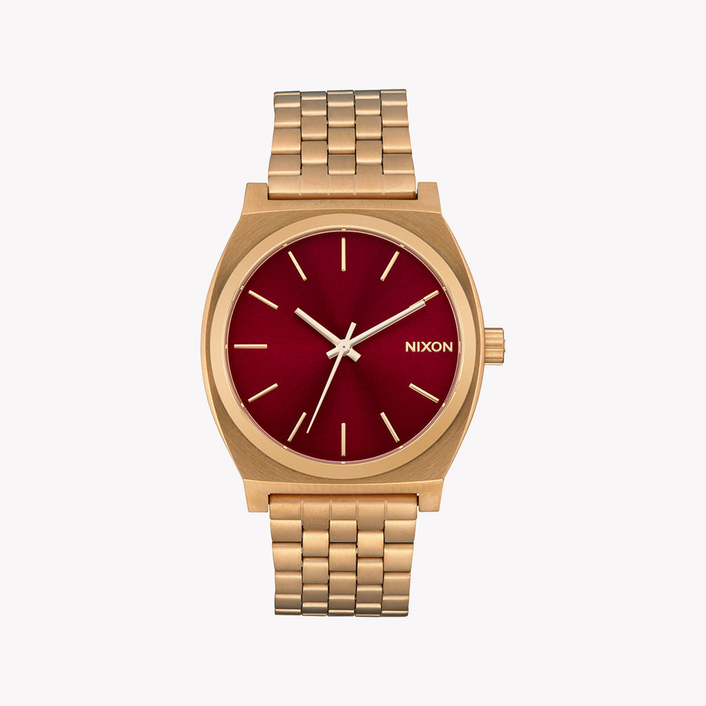 NIXON A045-5098 GOLD-RED FUSION - BOLD SOPHISTICATION TIMEPIECE for Men & Women