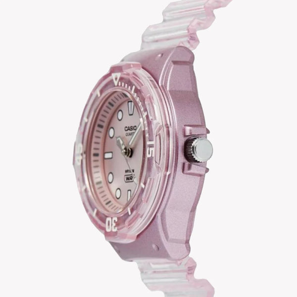 Casio Women's Pink Rubber Watch, Synthetic Case | Lrw-200hs-4evef by i-watch