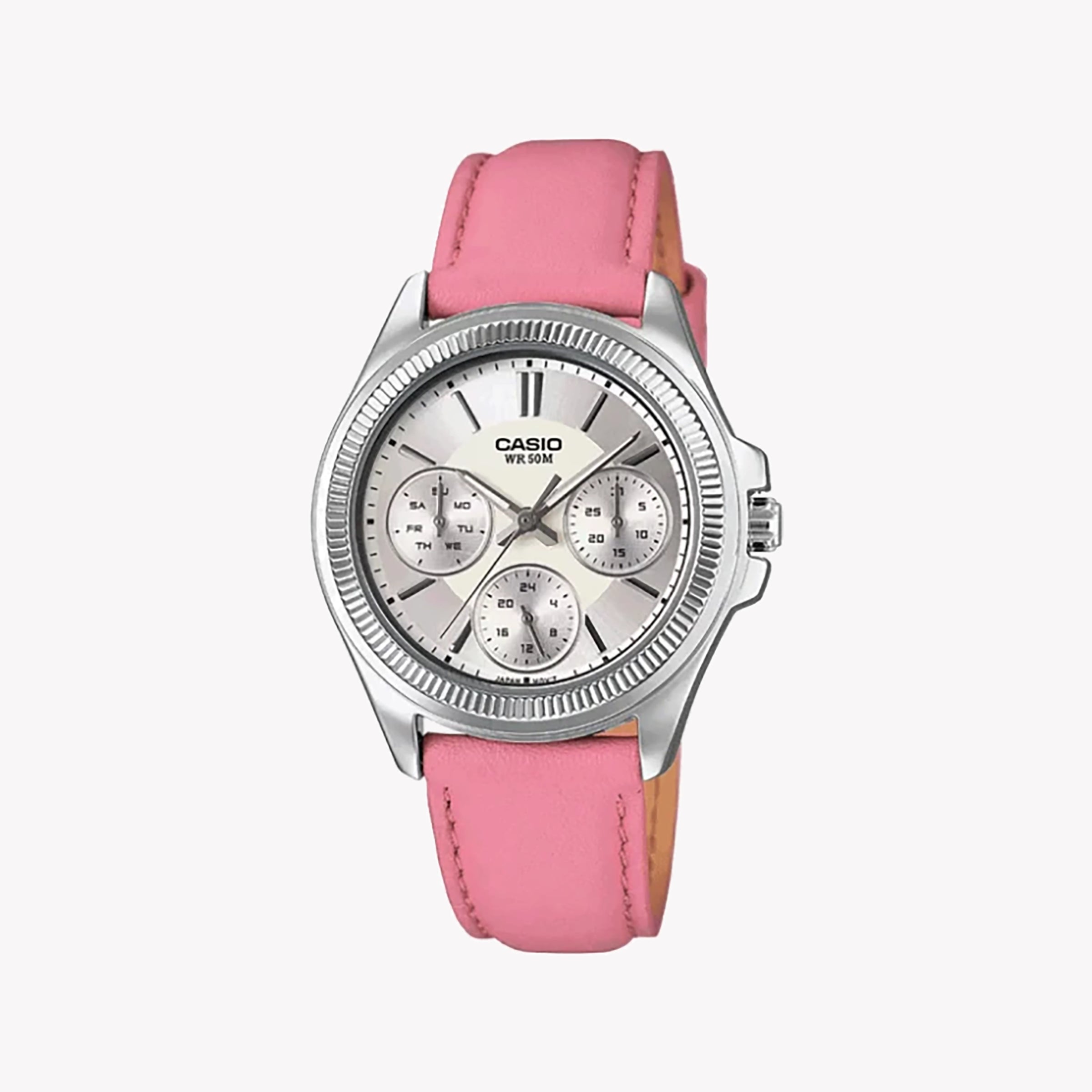 CASIO LTP-2088L-4AVDF ELEGANT GRACE - TIMELESS WOMEN'S WATCH with sleek stainless steel and chic leather strap