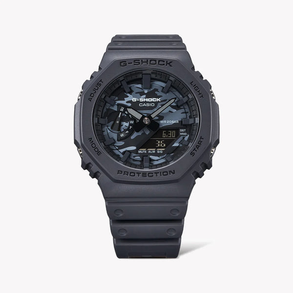 Casio G-Shock Ga-2100ca-8adr Oak - Bold Adventurer Men's Watch With Vibrant Green Resin BAnd and Digital Display by i-watch