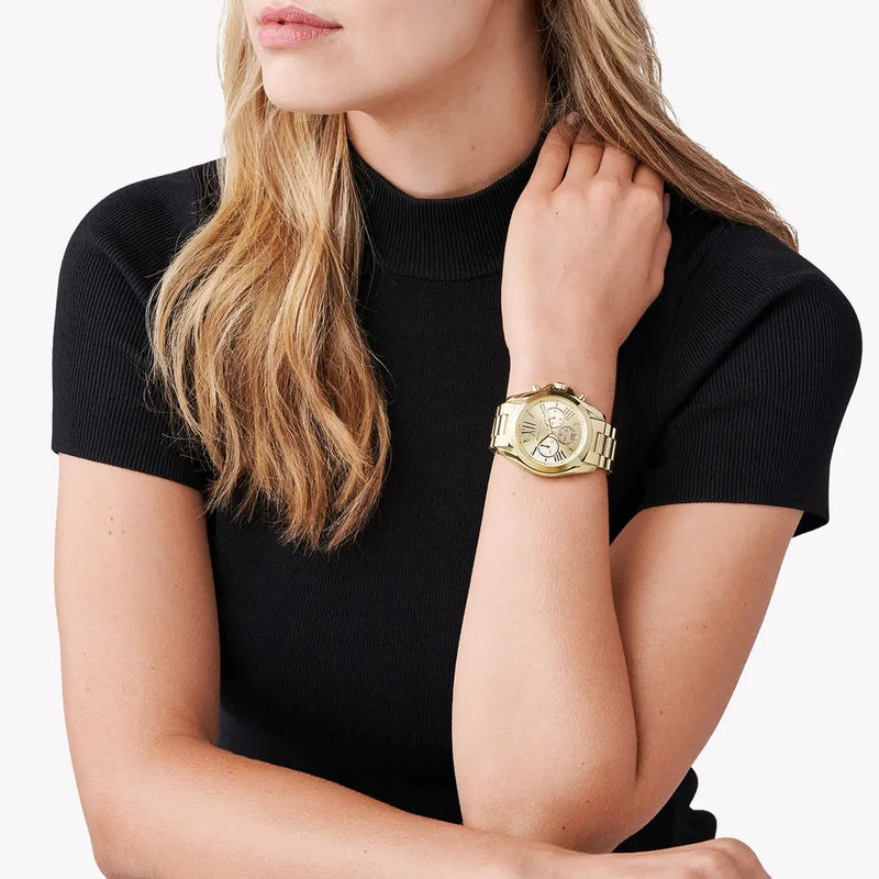 Michael Kors Women's Gold Stainless Steel Watch, Gold Dial | Mk5605 by i-watch