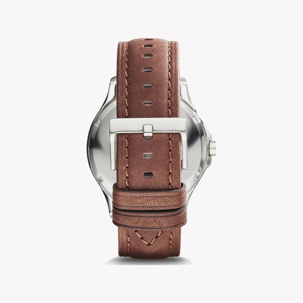 ARMANI EXCHANGE AX2133 - MODERN CLASSIC MEN'S WATCH WITH STUNNING BLUE DIAL & LEATHER BAND-i-Watch-3