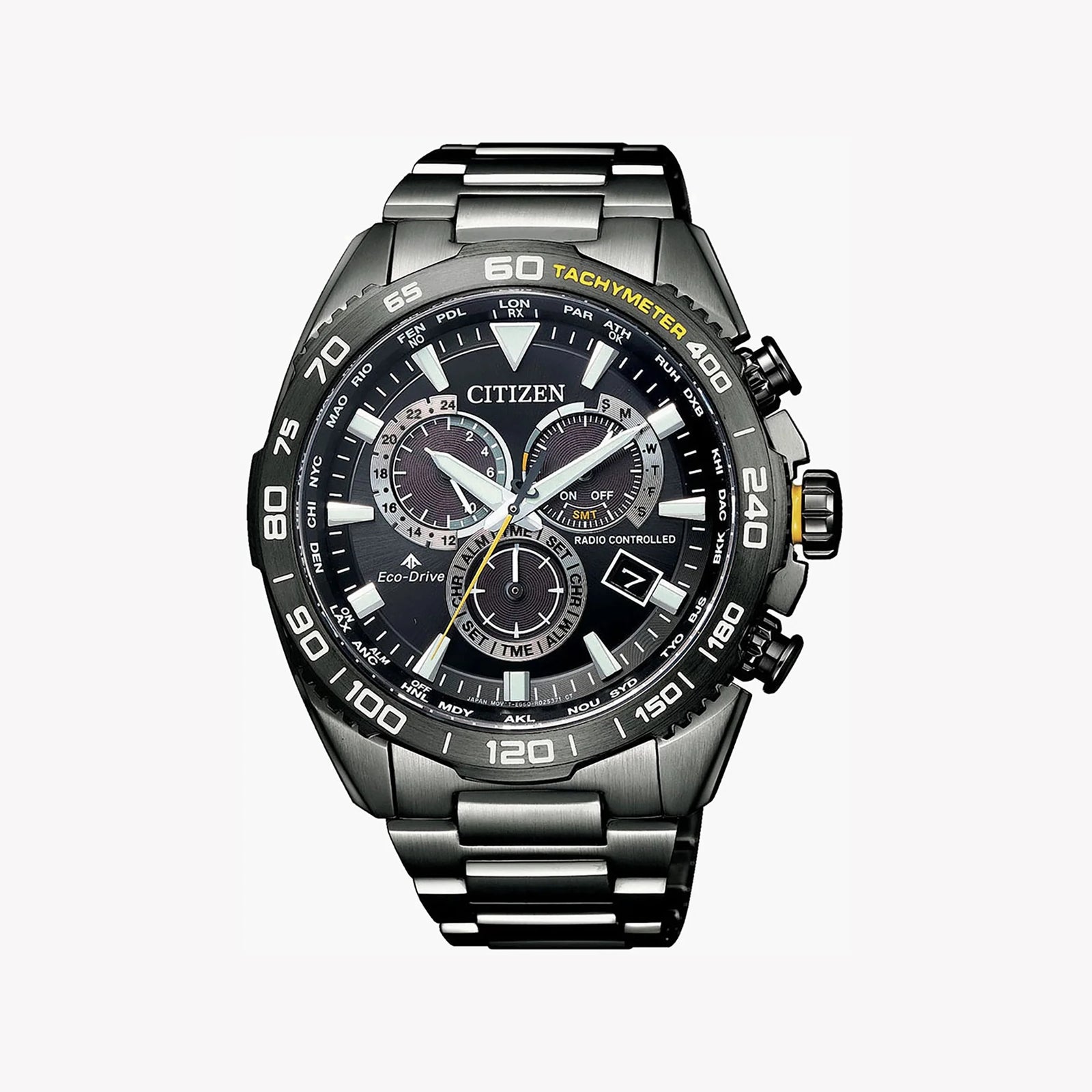 Citizen Cb5037-84e Powerful Performance - Men's Stainless Steel Eco-Drive Watch by i-watch