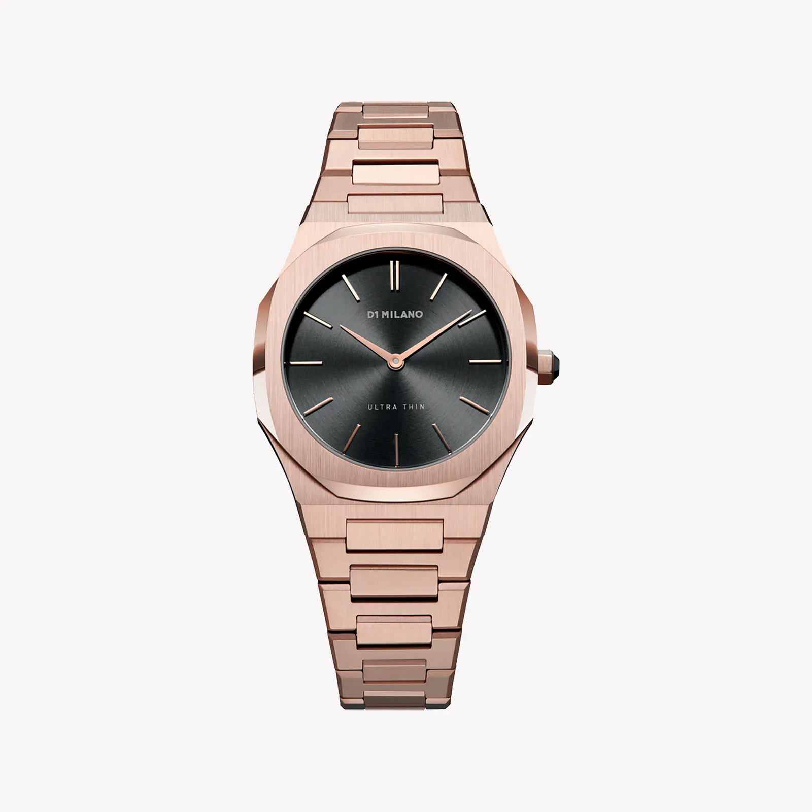 D1 MILANO Women's Rose Gold Watch, Black Dial | D1-UTBL06 by i-watch