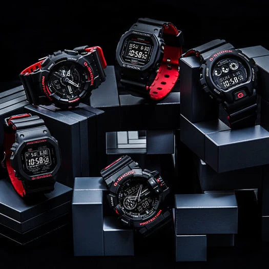 G-Shock Men's Black Resin Watch, Shock & Water Resistant | Dw-5600hr-1dr by i-watch