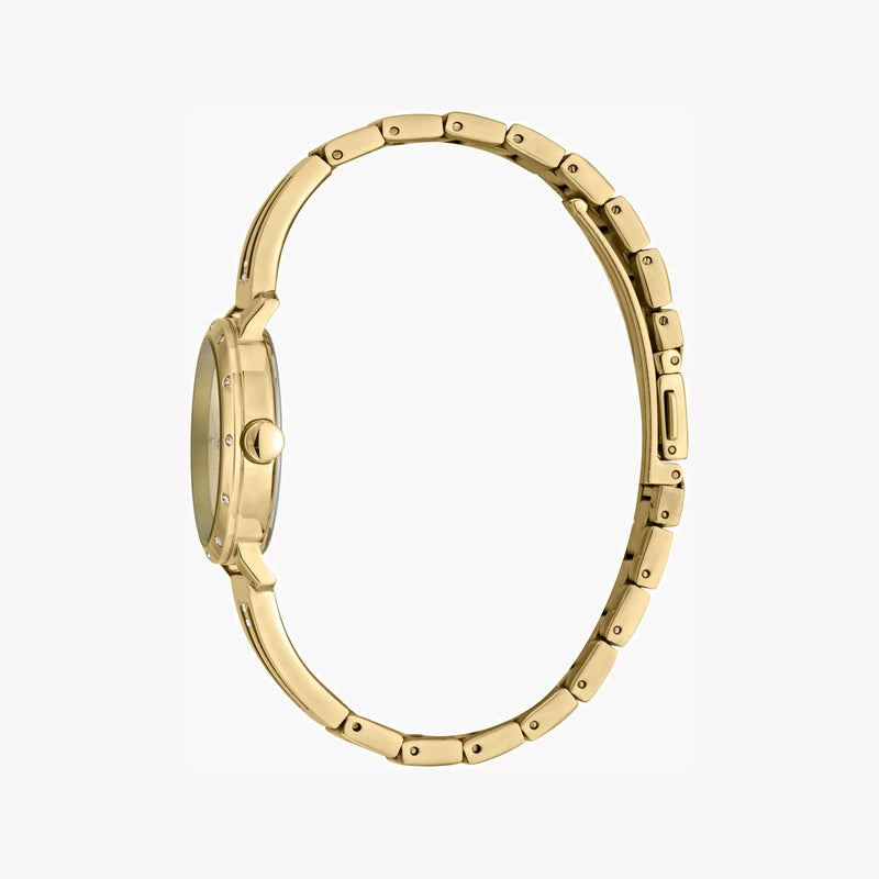 Esprit Women's Gold Stainless Steel Watch, Champagne Dial | Es1l004m0025 by i-watch