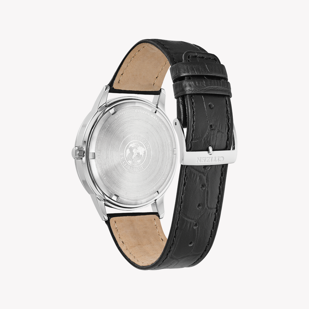 CITIZEN Eco-Drive BU2071-01A: DYNAMIC SOPHISTICATION - Men's Stainless Steel & Leather Watch-i-Watch-2