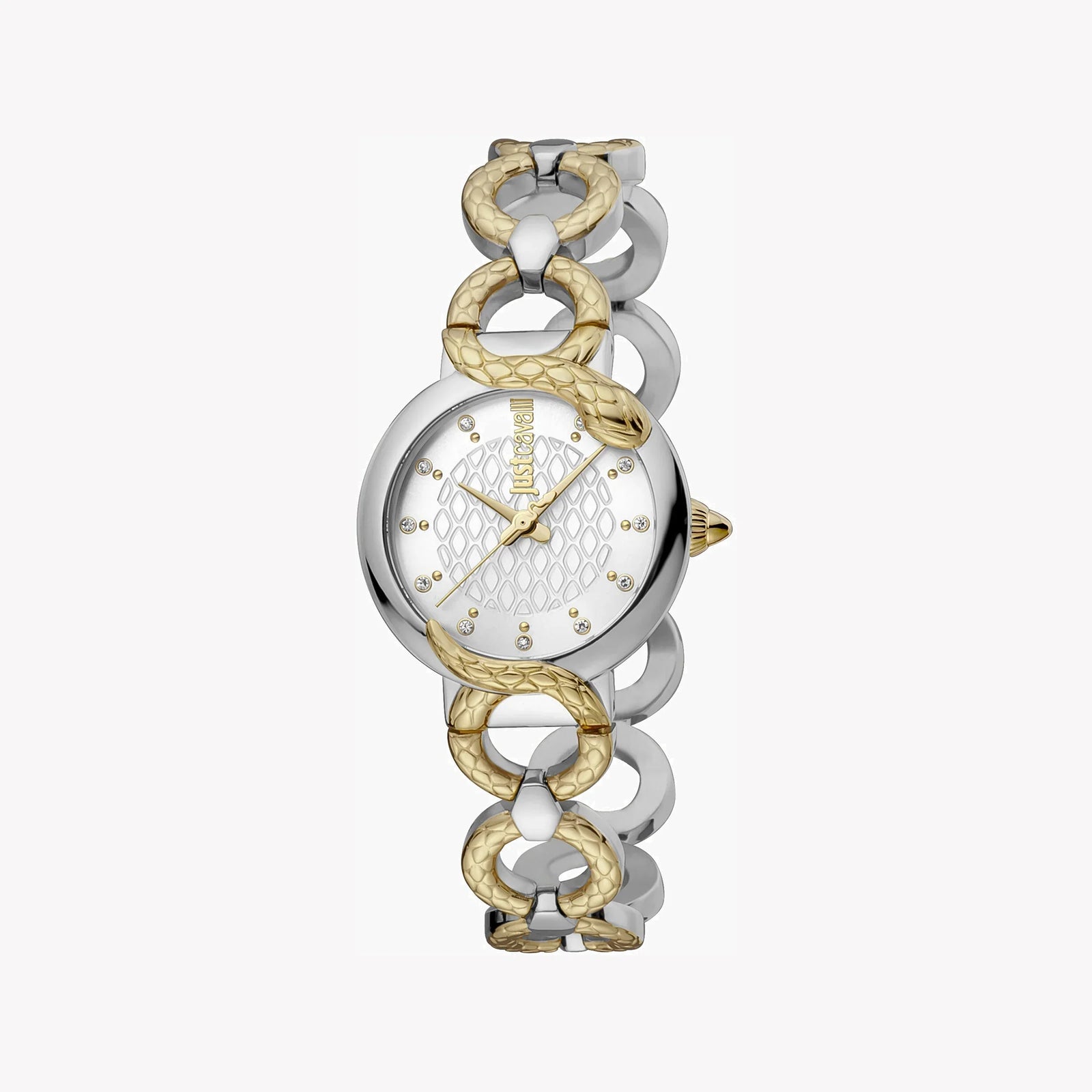 Just Cavalli Women's Silver & Gold Watch, Silver Dial | Jc1l206m0055 by i-watch