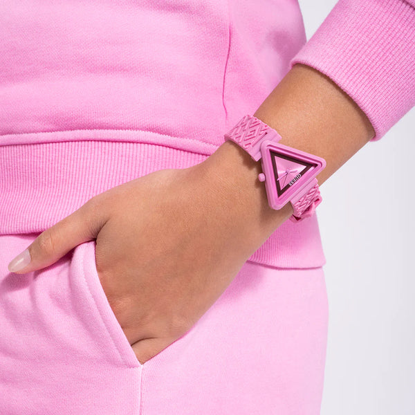 Guess Women's Pink Silicon Watch, Pink Dial | Gw0543l2 by i-watch