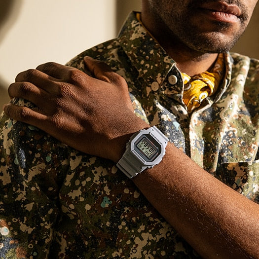 CASIO G-SHOCK DW-5600MNT-8DR - STYLISH GRAY RESIN TIMEPIECE FOR ACTIVE MEN-i-Watch-3