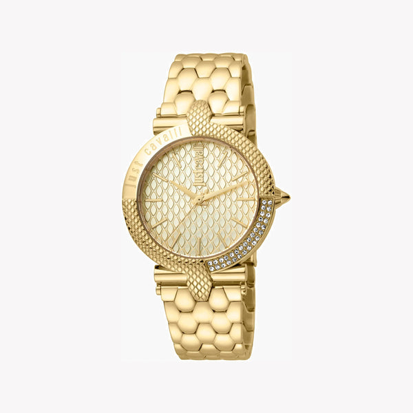 Just Cavalli Women's Gold Watch, Champagne Dial | Jc1l105m0075