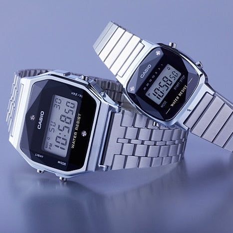 CASIO A159WAD-1DF STYLISH DURABILITY - MODERN DIGITAL TIMEPIECE WITH STAINLESS STEEL BAND-i-Watch-5