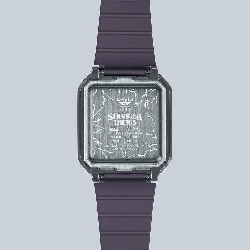 Casio Men's Silver Resin Watch, Black Band | A120west-1a by i-watch