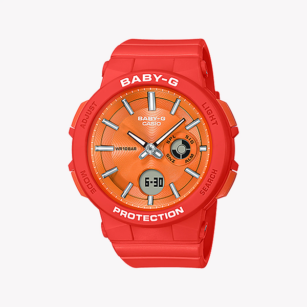 Casio Baby-G Bga-255-4adr Bold Adventurer - Vibrant Orange Sporty Watch by i-watch