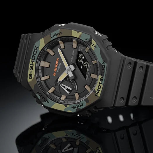 G-Shock Men's Black Resin Watch, Carbon Core | Ga-2100su-1adr by i-watch