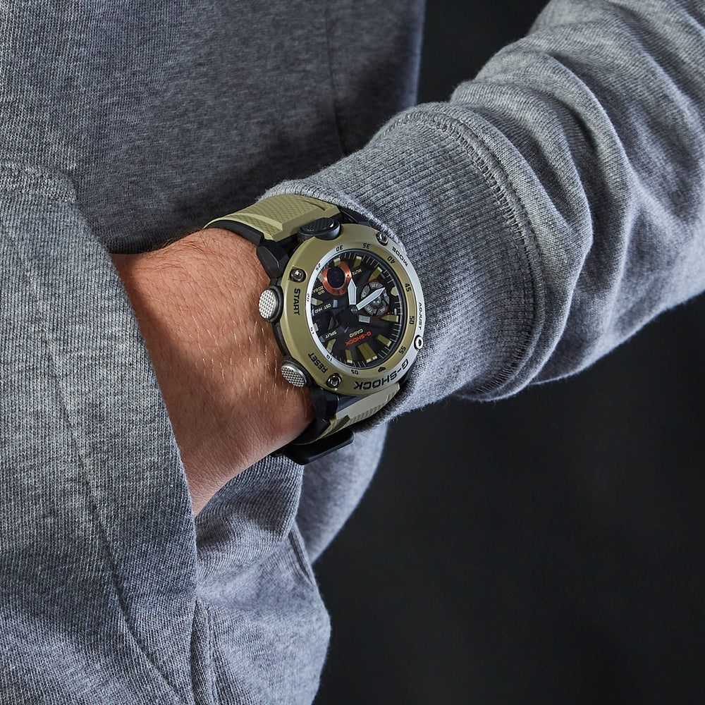 Casio G-Shock Ga-2000-5adr Olive Adventurer - Rugged Style For Men's Exploration by i-watch