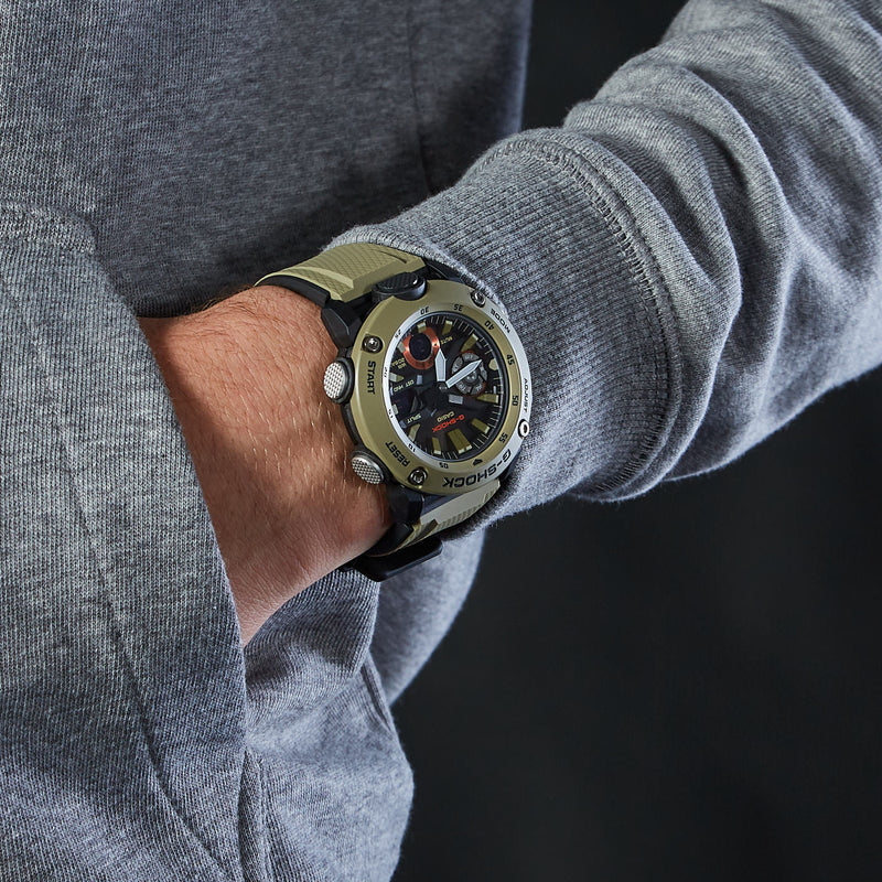 Casio G-Shock Ga-2000-5adr Olive Adventurer - Rugged Style For Men's Exploration by i-watch