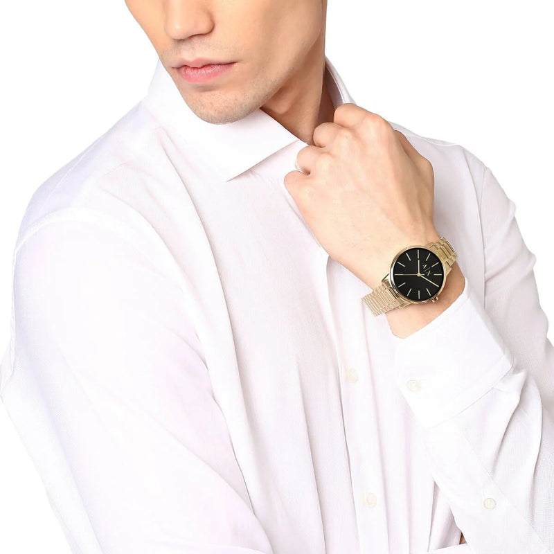 ARMANI EXCHANGE AX7119 - URBAN ELEGANCE UNLEASHED - GOLD ALUMINUM MEN'S WATCH-i-Watch-5