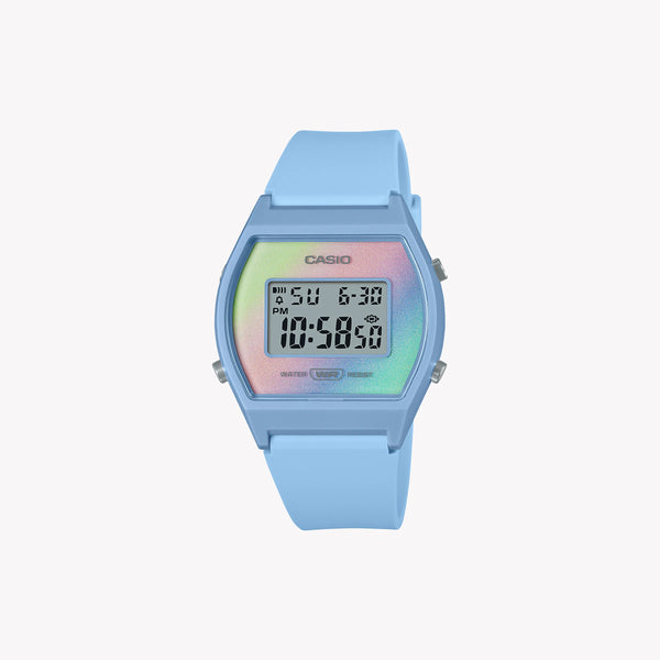 Casio Women's Blue Resin Watch, Digital Display | Lw-205h-2aef by i-watch