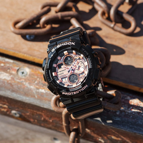 G-Shock Men's Black Resin Watch, Digital Dial | Ga-140gb-1a2dr by i-watch