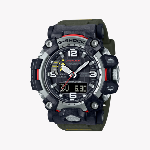 Casio G-Shock Gwg-2000-1a3dr Rugged Adventure - Ultimate Men's Outdoor Watch With Black Resin Case & Green Band by i-watch