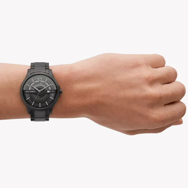 ARMANI EXCHANGE AX2444 - MODERN SOPHISTICATION MEN'S WATCH WITH BLACK STAINLESS STEEL BAND-i-Watch-4
