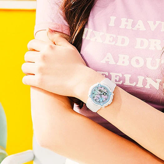 Casio Baby-G Bga-280-7adr Adventure Time - Sporty Chic Women's Watch With White Resin Band & Vibrant Dial by i-watch