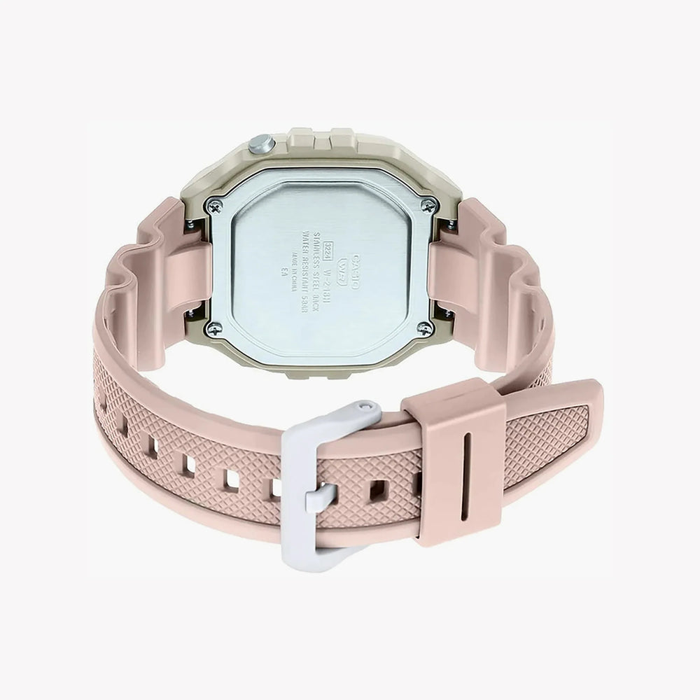 Casio Unisex Pink Resin Watch, Quartz Movement | Skuw-218hc-4a by i-watch