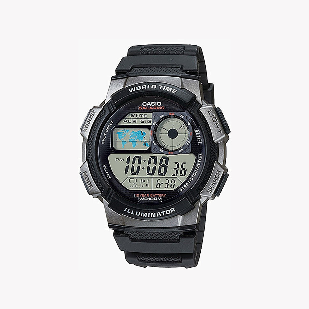 CASIO AE-1000W-1BVDF - RUGGED ELEGANCE MEN'S DIGITAL WATCH FOR EVERY ADVENTURE-i-Watch-4