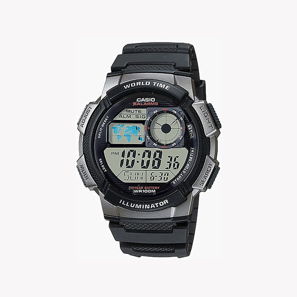 Casio Men's Resin Watch, Black Dial | Ae-1000w-1bvdf by i-watch