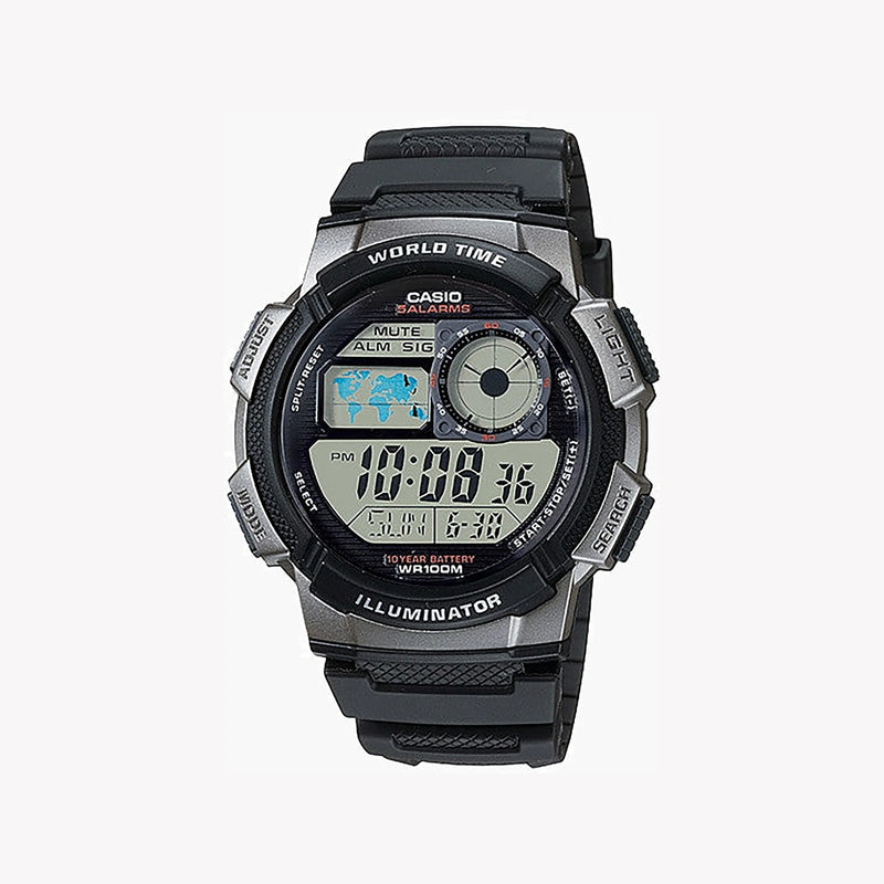 Casio Men's Resin Watch, Black Dial | Ae-1000w-1bvdf by i-watch