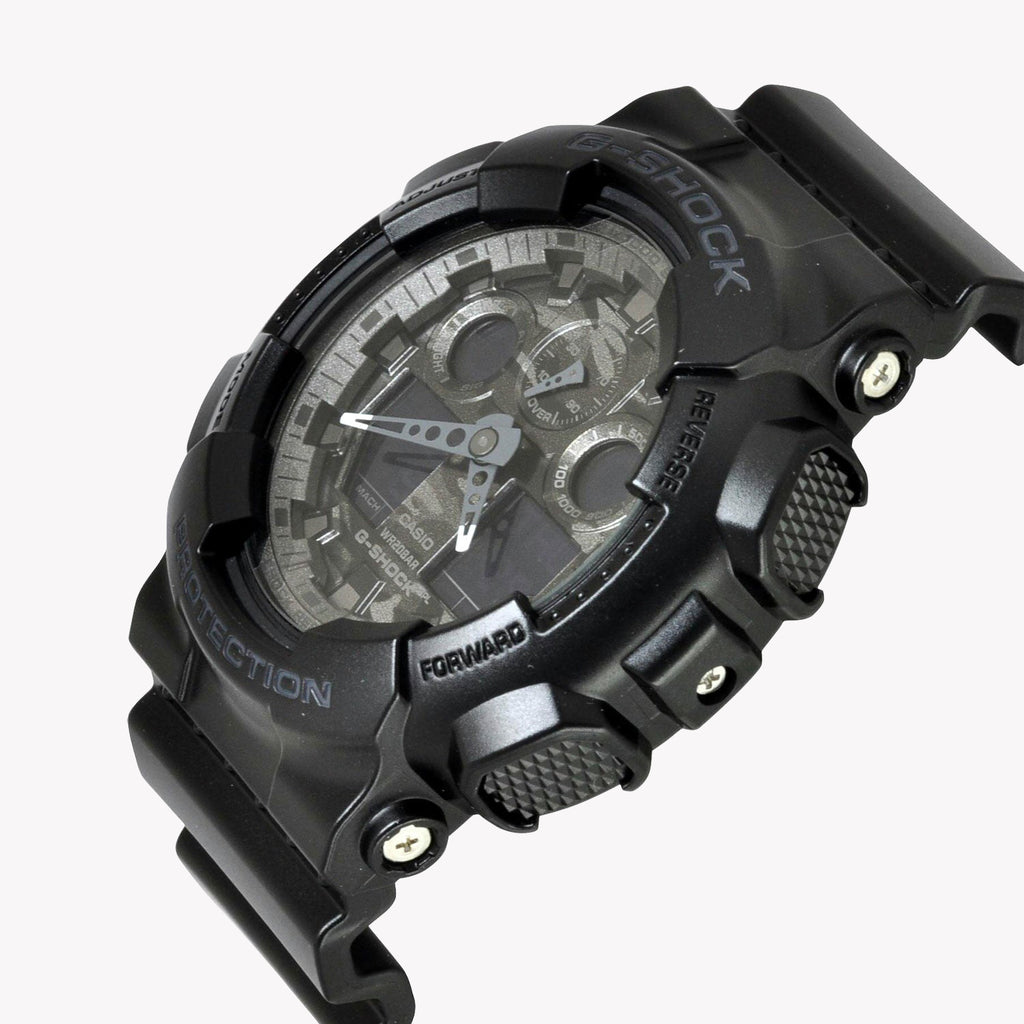 CASIO G-SHOCK GA-100CF-1A9 - BOLD BLACK FUSION OF STYLE & RESILIENCE Men's Watch-i-Watch-3