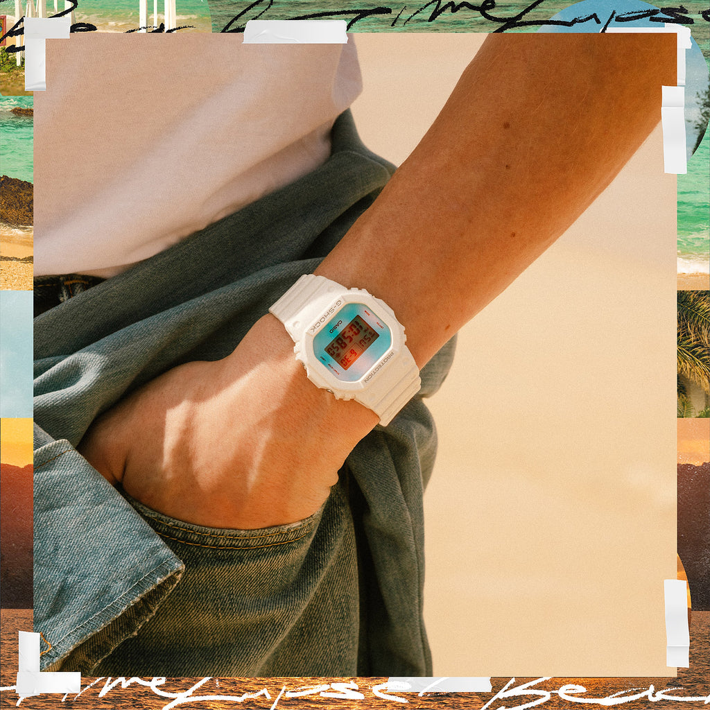 CASIO G-SHOCK DW-5600TL-7ER - DYNAMIC WHITE SHOCK RESISTANT TIMEPIECE FOR ADVENTURE & STYLE-i-Watch-2