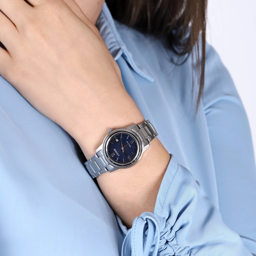 Citizen Women's Silver Stainless Steel, Blue Dial | Fe1220-89l by i-watch