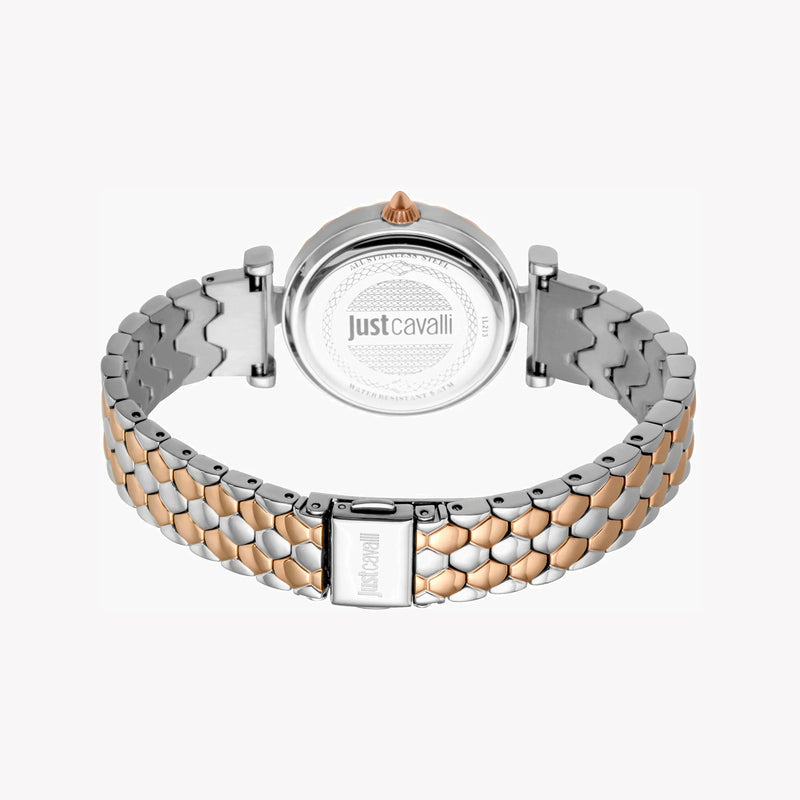Just Cavalli Women's Silver Stainless Steel Watch, Silver Dial | Jc1l213m0105 by i-watch
