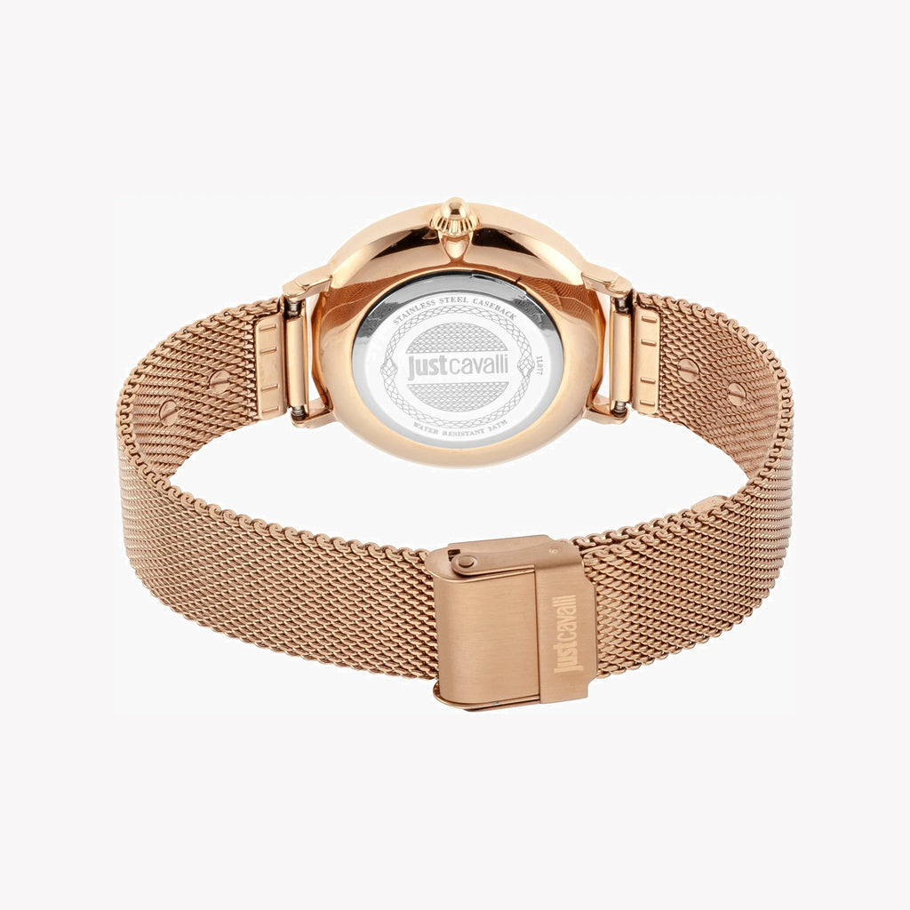 JUST CAVALLI Women's Watch with Rose Gold Metal Case and Rose Gold Stainless Steel Band-i-Watch-4