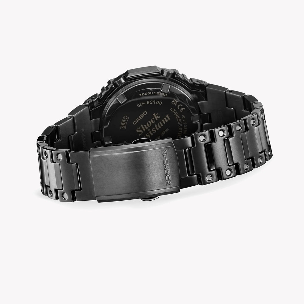 Casio Men's Black Stainless Steel Watch, Black Dial | Gm-B2100bpc-1aer by i-watch