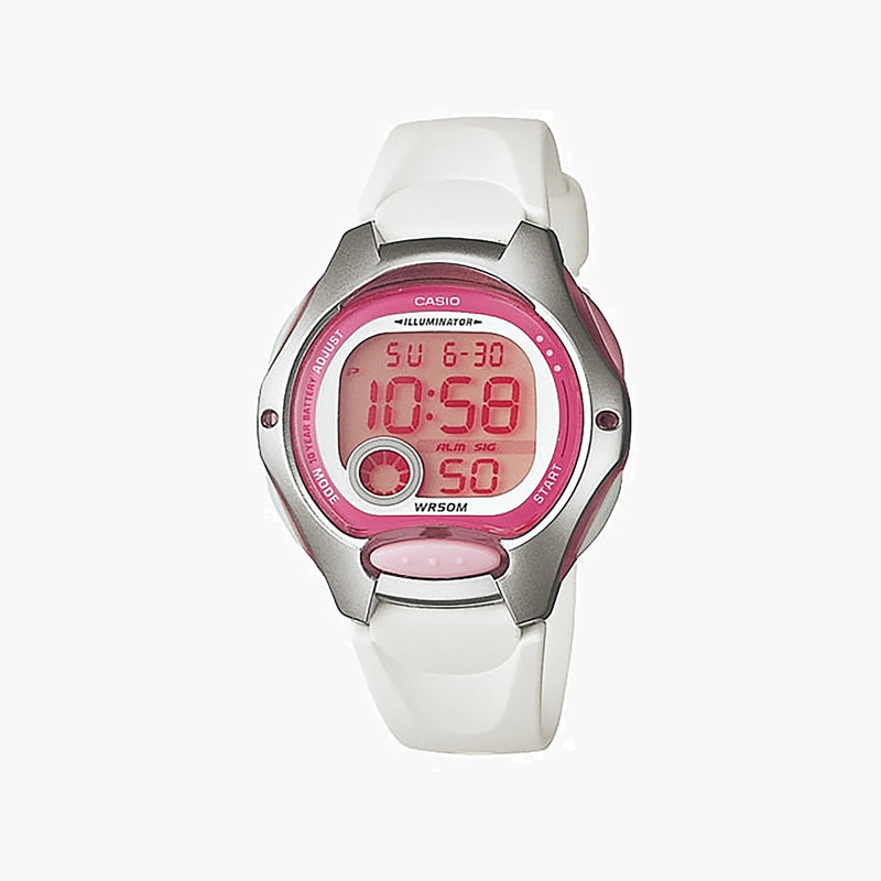 Casio Unisex White Resin Watch, Sporty Elegance | Lw-200-7avdf by i-watch