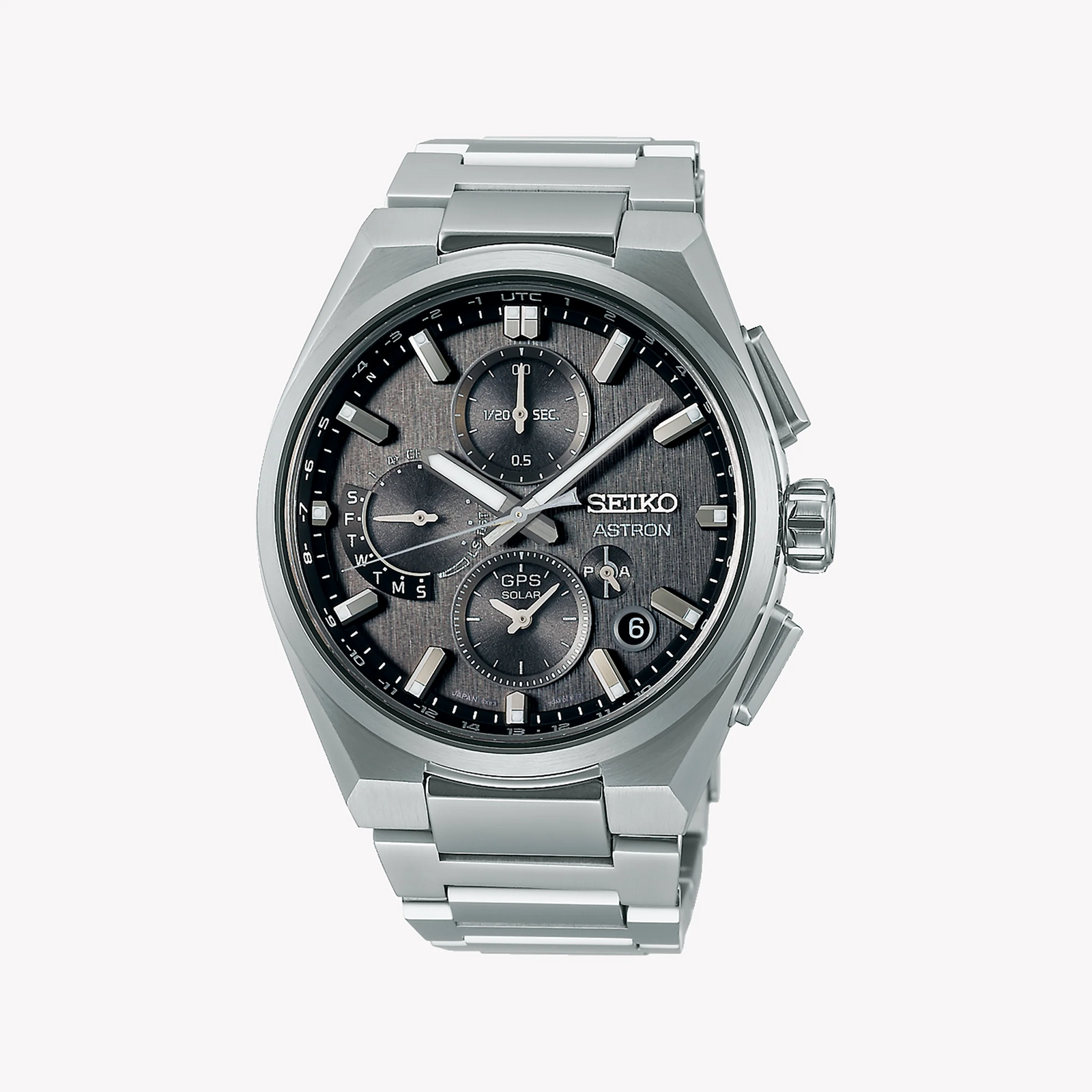 Seiko Men's Silver Stainless Steel, Black Dial | Ssh163 by i-watch