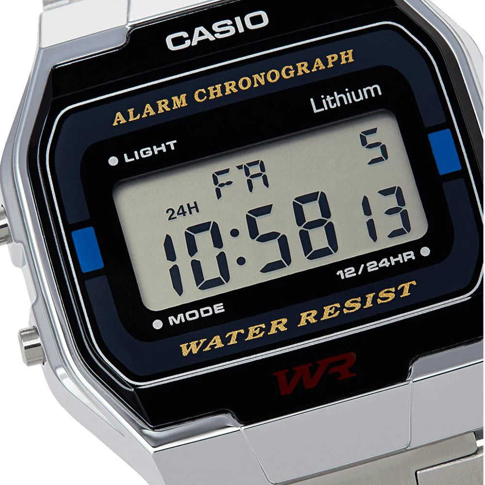 A163wa-1qes Unisex Resin & Metal Watch, Clear Glass | A163wa-1qes by i-watch