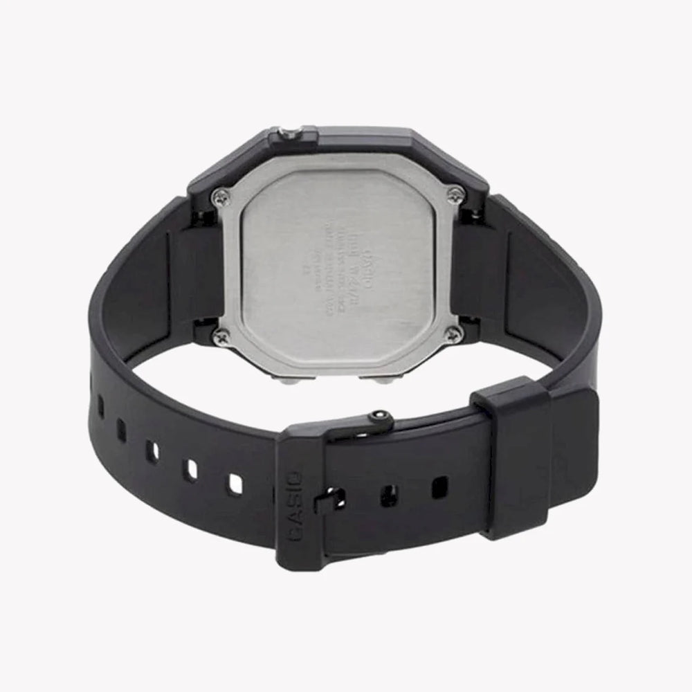 Casio Men's Black Resin Watch, Digital Dial | W-217h-1av by i-watch