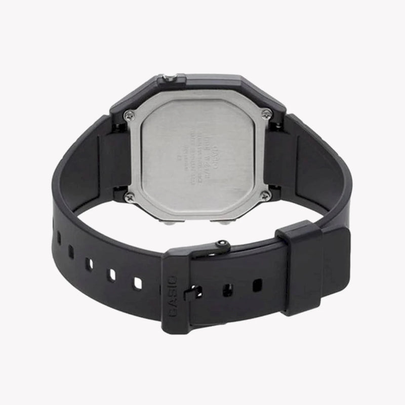 Casio Men's Black Resin Watch, Digital Dial | W-217h-1av by i-watch