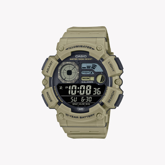 Casio WS-1500H-5BV Digital Beige Men's Watch