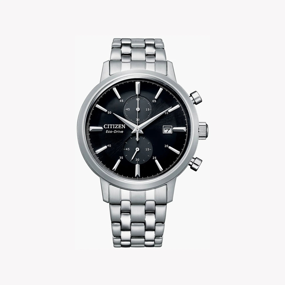 Dynamic Precision Men's Stainless Steel Watch, Black Dial | Ca7060-88e by i-watch