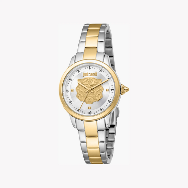 Just Cavalli Women's Two-Tone Watch, Silver Dial | Jc1l334m0085 by i-watch