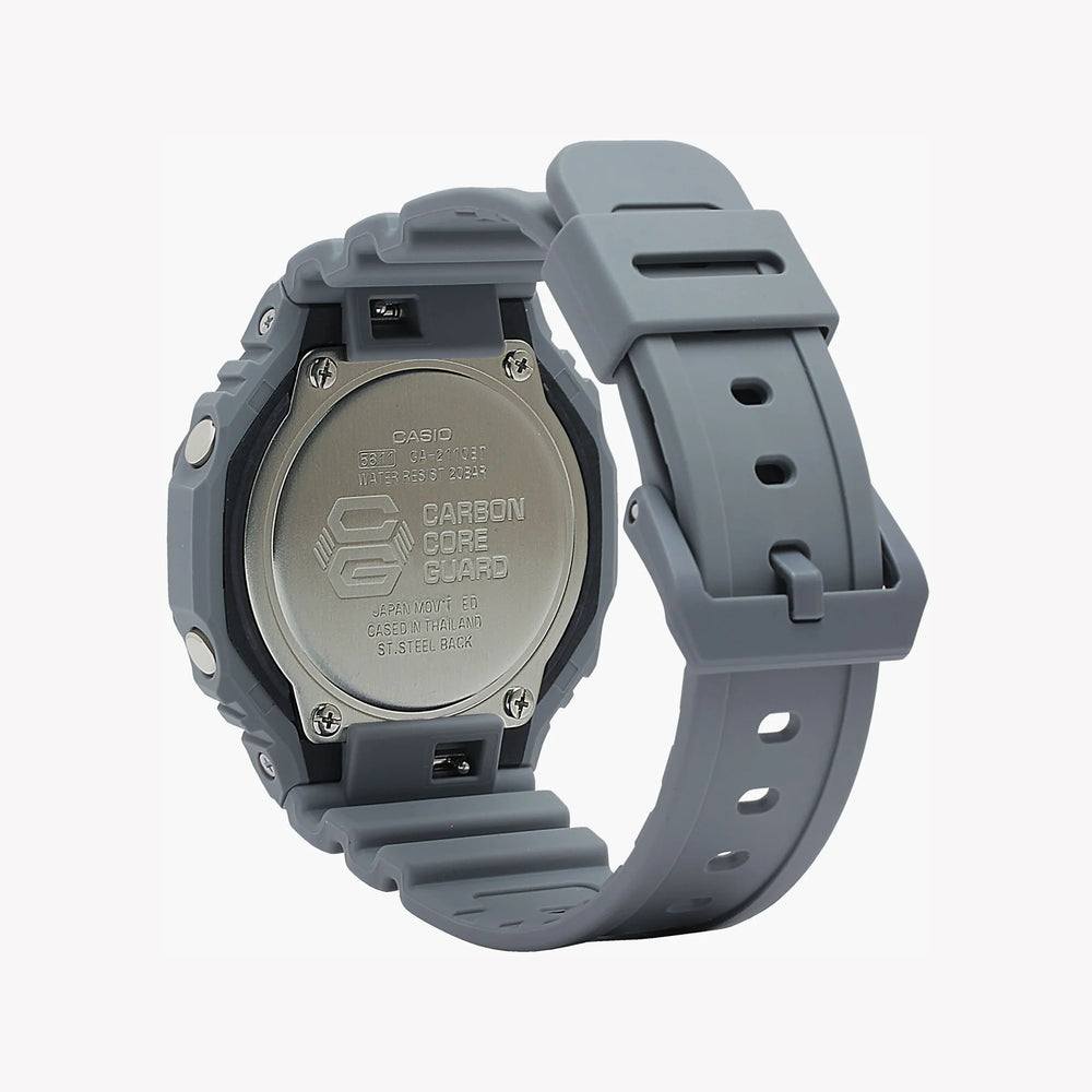 Casio Men's Carbon & Resin, Black/Gray | Ga-2110et-8aer by i-watch