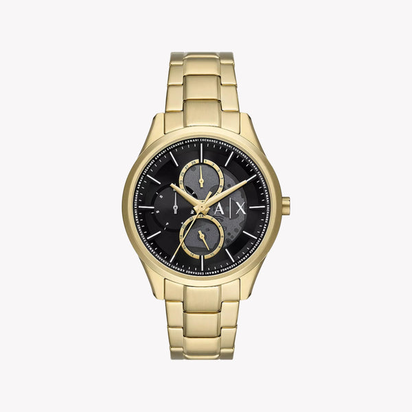 ARMANDI EXCHANGE AX1875 - BOLD GOLD TIMEPIECE FOR MEN - MODERN ELEGANCE & RELIABILITY