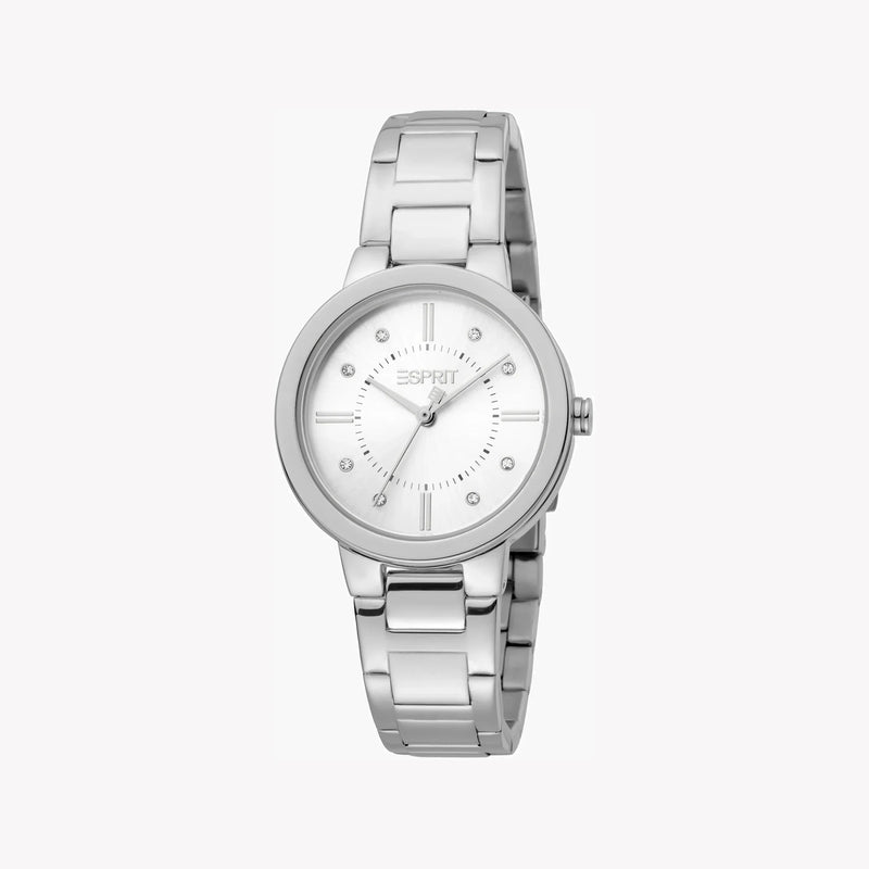 Esprit Women's Silver Stainless Steel Watch, Silver Dial | Es1l133m0035 by i-watch